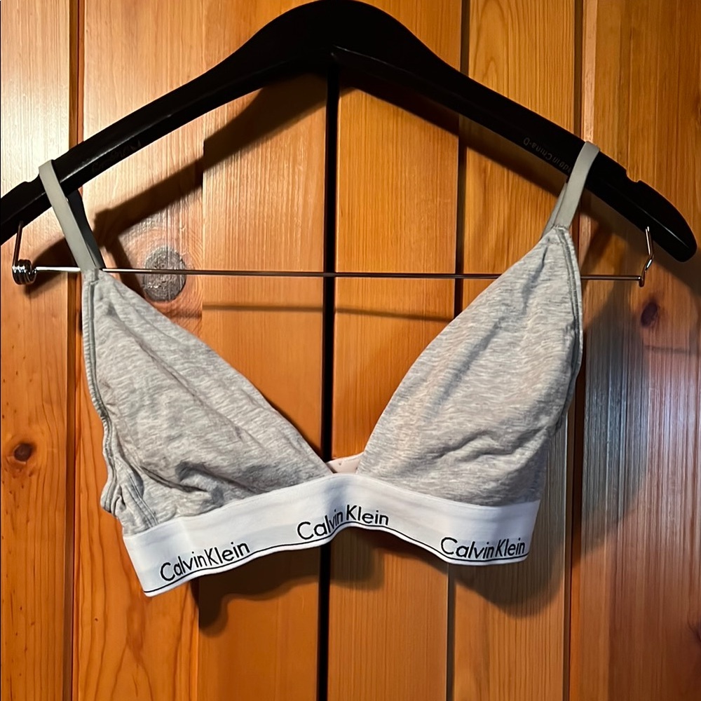 Calvin Klein Women's Gray Bralette